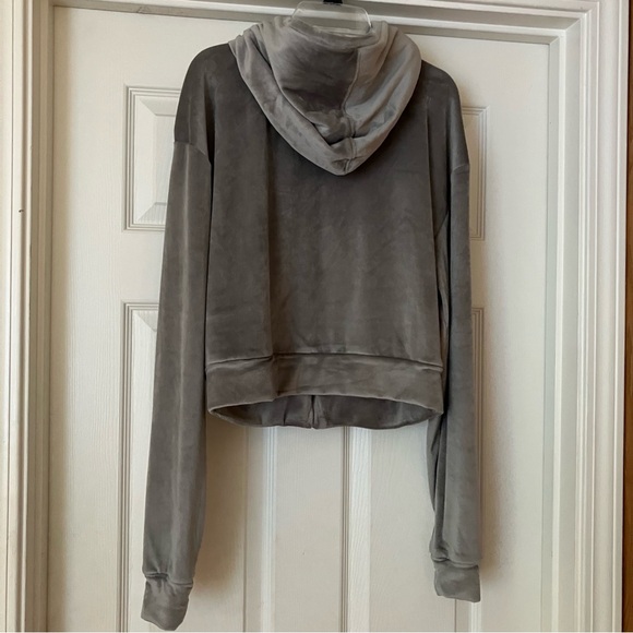 SKIMS Velour Hoodie in Smoke Large L NWT - Picture 15 of 15